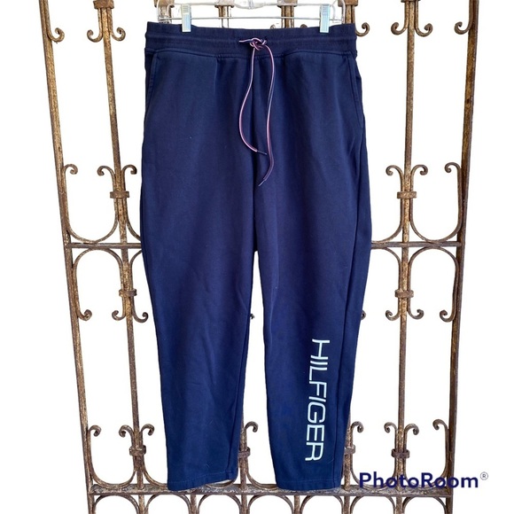 Tommy Hilfiger Men’s Fleece Jogger  Navy Size Large - Picture 1 of 8